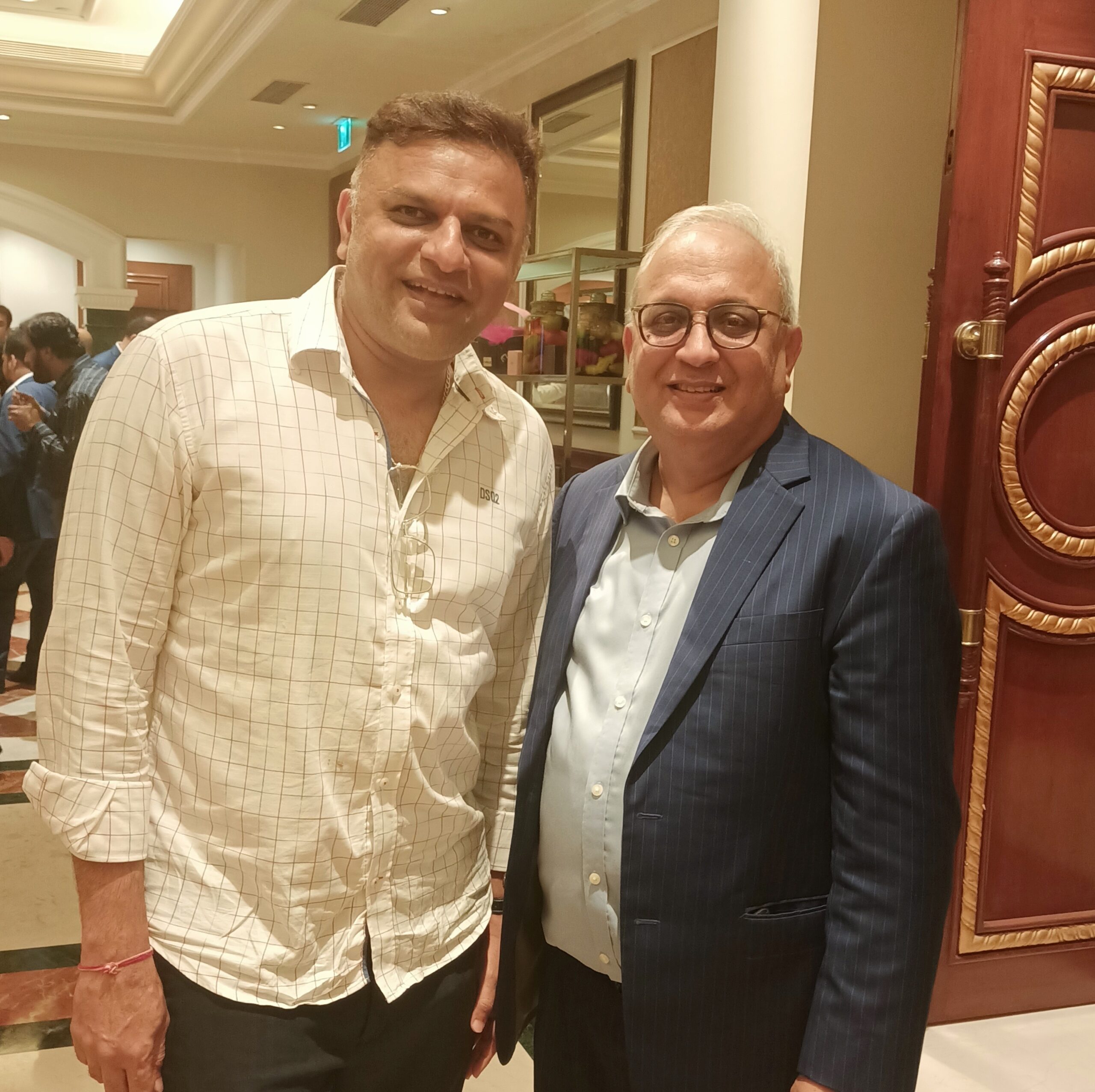 With Mr. Samir Arora
( Founder Helios Capital & Ex Alliance Capital )